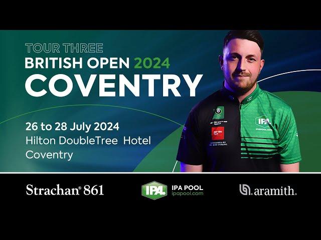 IPA Pool Tour 3 UK Open 2024 - Coventry -  Main Table - DAY 1