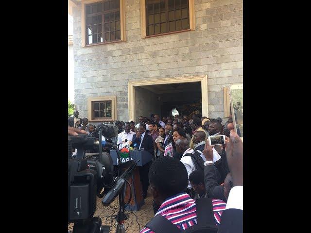 Moses Wetangula's full speech after Wanjigi home raid