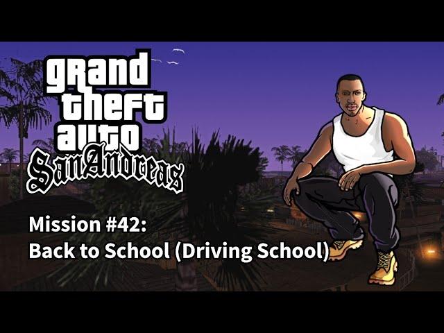 GTA San Andreas (Android) - Mission #42 - Back to School [Driving School]