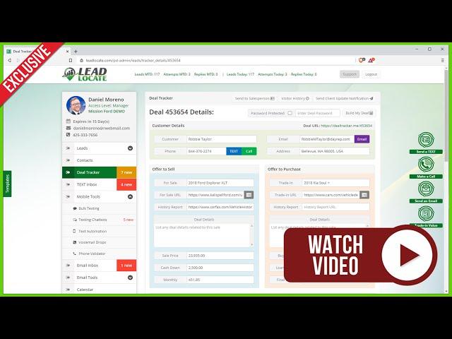 LeadLocate: Automotive Lead Generation Software