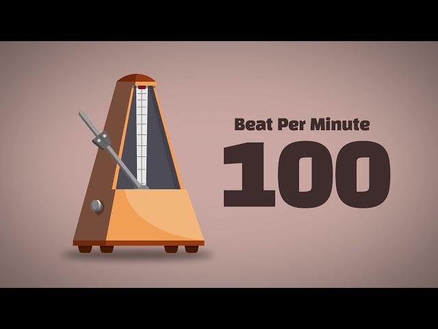 100 BPM Metronome [1Hour]