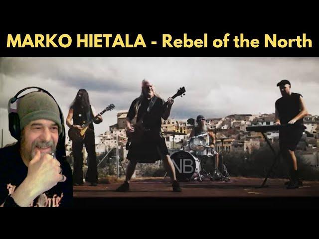 I LOVE THIS! - Metal Dude - (REACTION) - MARKO HIETALA - Rebel of the North (OFFICIAL MUSIC VIDEO)