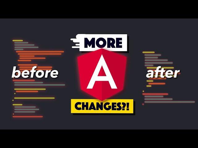 Is Angular changing TOO much?