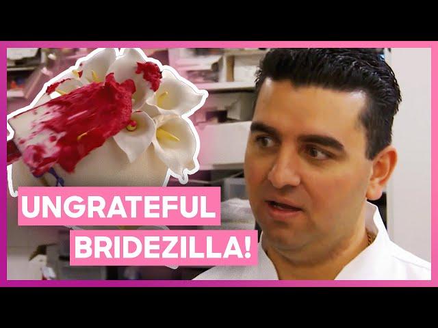 "It's So Ugly!" Rude Bride Destroys Her Own Wedding Cake! | Cake Boss