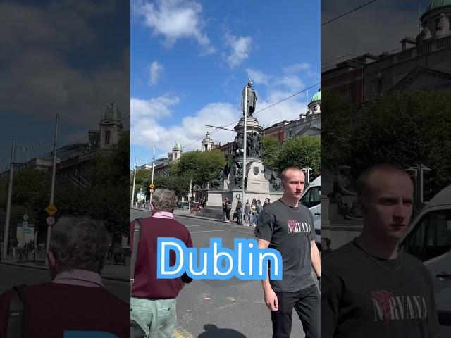 DUBLIN IRELAND️ #travel #dublin #ireland #O’Connell monument