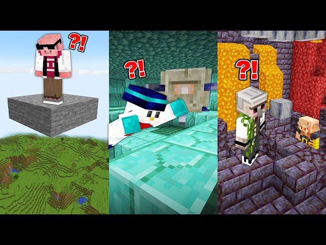 【マイクラ】ピンチを乗り切れ！危機回避選手権！