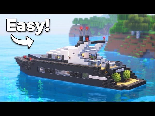 Minecraft: 10.000.000$ Luxury Yacht | Tutorial