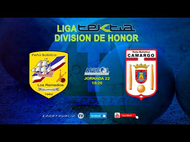 PB Los Remedios VS PB Camargo El Pendo | Liga TEKTIA | J22 | 14.07.2024