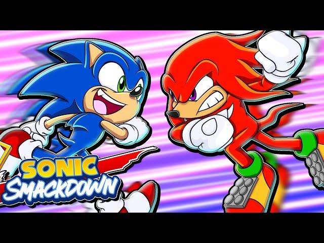 Sonic VS Knuckles!!! - Sonic & Knuckles Play Sonic Smackdown!