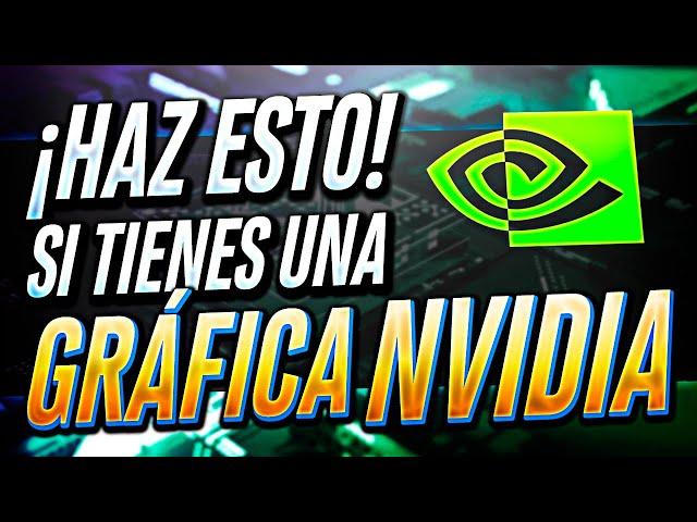  ¿Tienes una TARJETA GRÁFICA NVIDIA? ¡Usa esta CONFIGURACIÓN para OPTIMIZAR los DRIVERS! 