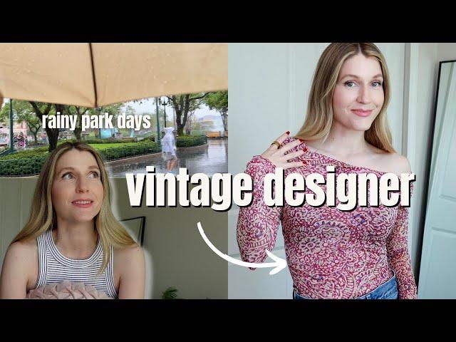 VINTAGE DESIGNER THRIFT HAUL OF MY DREAMS + LIFE NEAR DISNEY WORLD