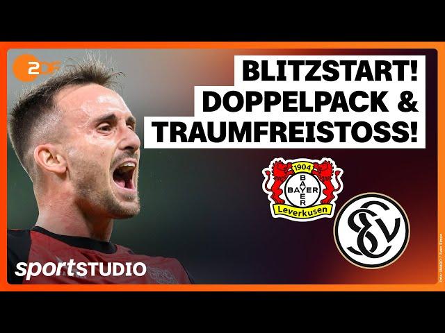 Bayer 04 Leverkusen – SV Elversberg | DFB-Pokal, 2. Runde Saison 2024/25 | sportstudio