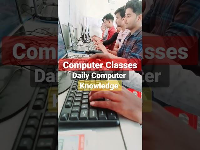 Computer Classes | Computer Daily Knowledge By Vishal Sir #shorts #typingspeed #computer #viral