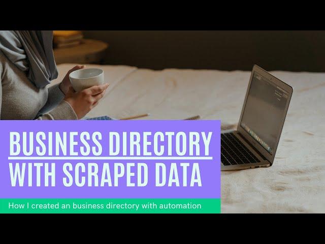 Business Directory Site With scraped data