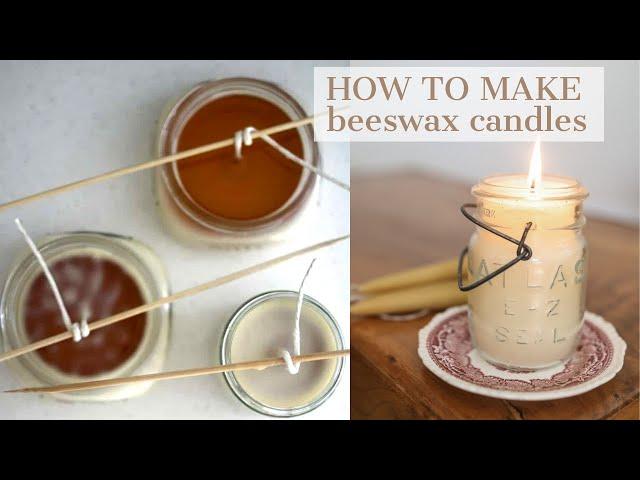 Beeswax Candles DIY- Handmade Candles at Home