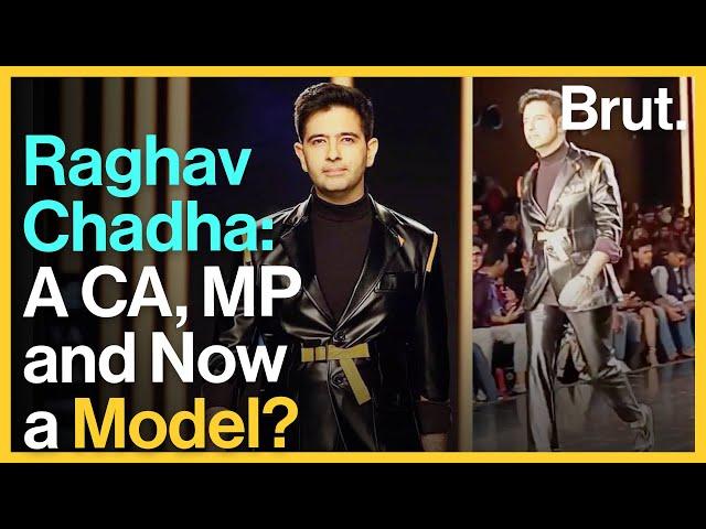 Raghav Chadha: A CA, a Rajya Sabha MP and now a model