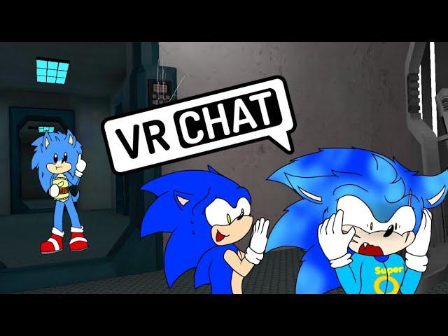 SONIC AND MAURICE DISCOVER MOVIE SONIC FOUND THE LAB IN VR CHAT