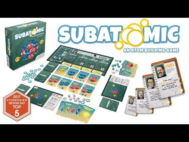 Subatomic: An Atom Building Board Game By Genius Games