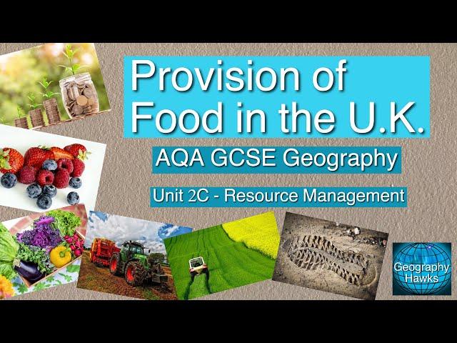 Provision of Food in the UK. Powered by @GeographyHawks