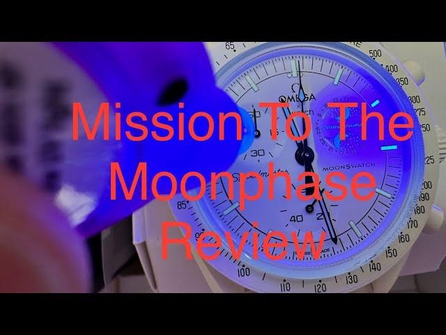 Omega Swatch Snoopy Mission to the Moonphase Bioceramic Moonswatch Speedmaster Review