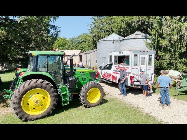 Ron and Shirley Anderson Farm Auction Today in Zumbro Falls, MN