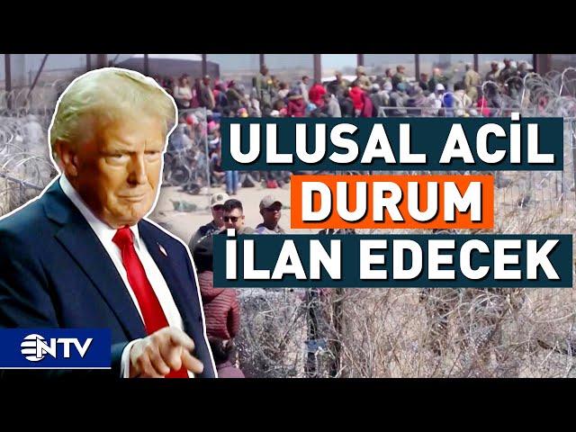 Trump, Göçmenleri Sınır Dışı Etmek İçin ABD Ordusunu Kullanacak | NTV