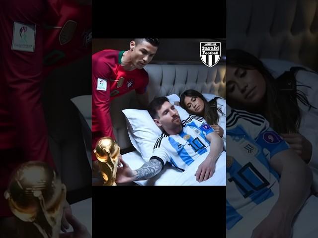 كريستيانو حاول ان يسرقه كاس عالم ميسي  #3arabi_football #ميسي #كريستيانو
