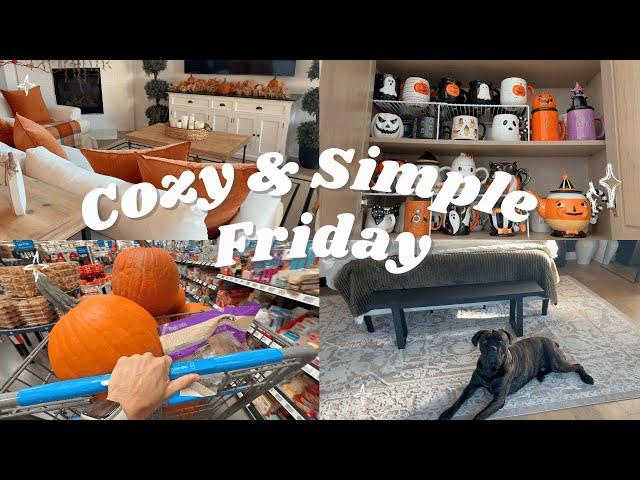 A SLOW FRIDAY IN MY LIFE | New iPhone 16, Giving them their BOO BASKETS, PUMPKINS FOR THE HOUSE