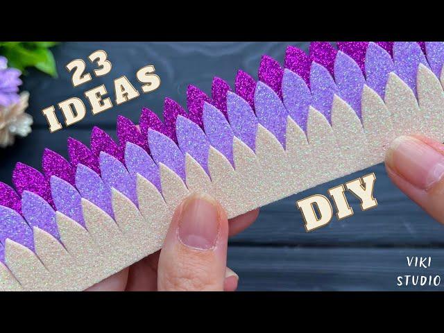  23 IDEAS  Easy Flowers EVA Foam Sheet Flowers DIY Tutorial Crafts