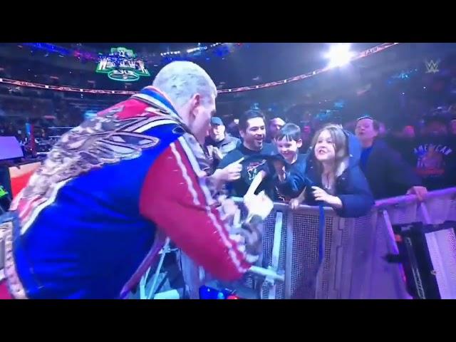 Cody Rhodes Entrance " WWE Raw 05 ,Feb "2024 Winner of the Royal Rumble 2023 and 2024