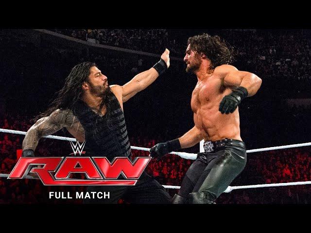 FULL MATCH - Roman Reigns vs. Seth Rollins: Raw, March 2, 2015