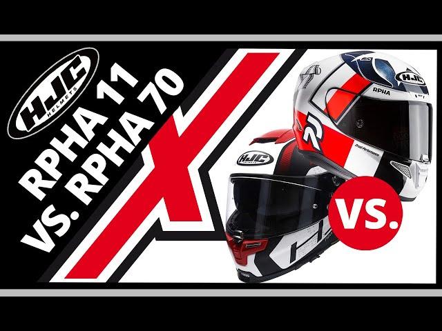 RACING vs. TOURING - HJC RPHA 11 vs. RPHA 70 [Integralhelm-Vergleich] | Helmexpress.com