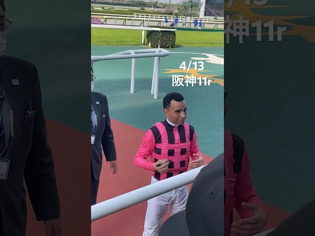 [重賞3連勝]モレイラ騎手 サイン会　[アーリントンカップ2024 ディスペランツァ] #shorts #阪神競馬場 #競馬 #サイン #サイン会 #モレイラ #アーリントンカップ #ディスペランツァ