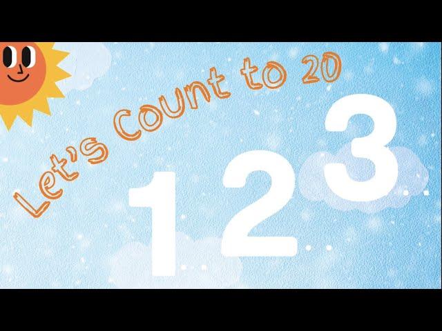 Let's Count to 20 | Kids Learning | Pre-K Kindergarten Numbers | Learn to Count