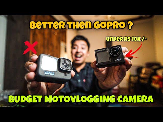 BEST BUDGET MOTOVLOGGING CAMERA CASON Cs6 motovlogging setup under Rs 10k..