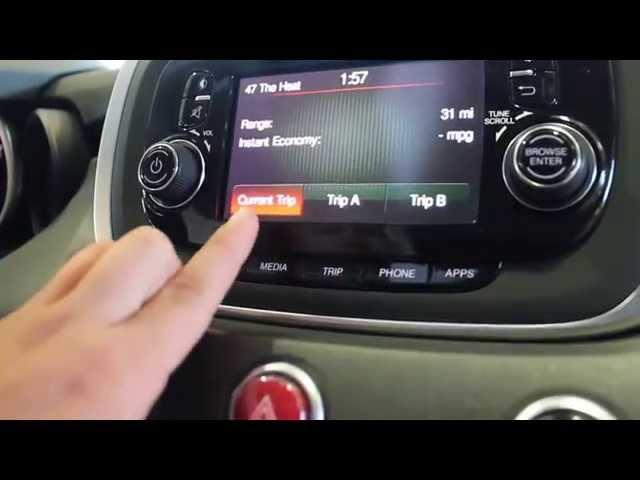 5.0 UConnect System in the new Fiat 500X!