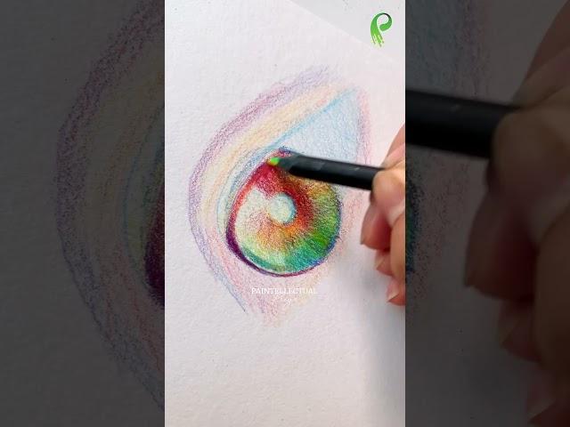 5 in 1 Eye Painting ️  #shorts