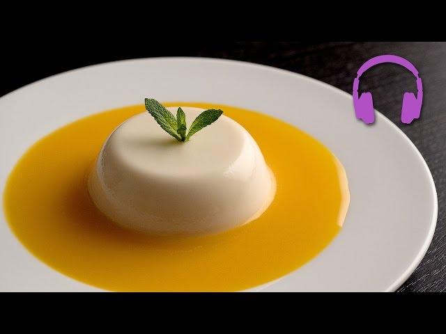 Mango Panna Cotta | ASMR Cooking Sounds