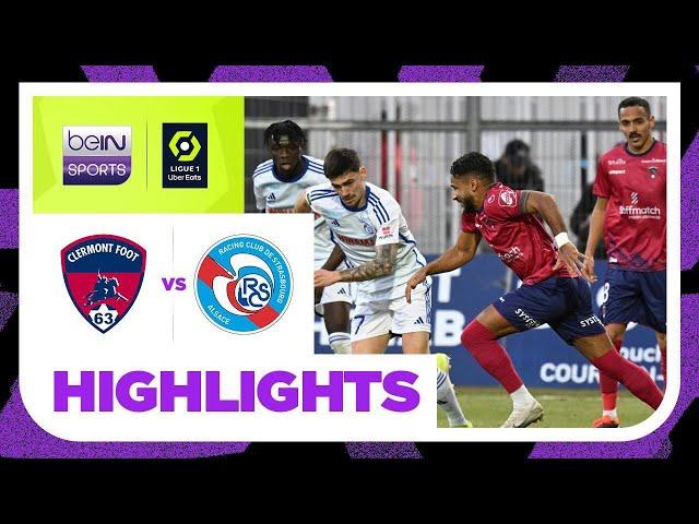 Clermont Foot v Strasbourg | Ligue 1 23/24 | Match Highlights