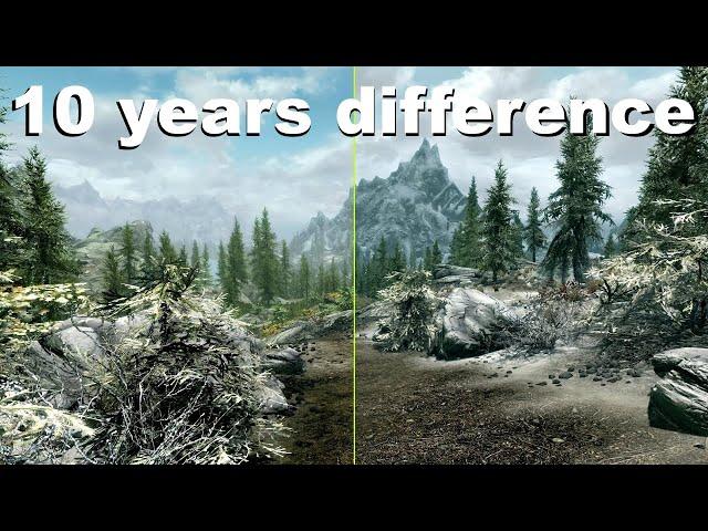 Original Skyrim 2011 VS Skyrim Anniversary Edition