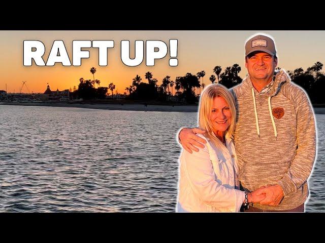 RAFT UP on the BAY! Plus SEA RAY SUNDANCER TOUR and one of the boat dogs has cancer