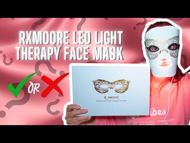 RxMoore LED Light Therapy Face Mask Unboxing and Review