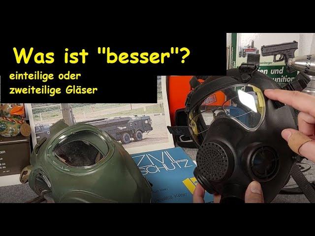 Sind ABC-Schutzmaske mit zwei Gläsern "schlecht"? - Bundeswehr Gasmaske