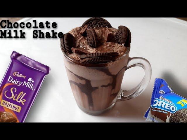 Chocolate Milk Shake with Oreo & Dairy Milk without ice-cream| 5 min Fireless recipe for competition