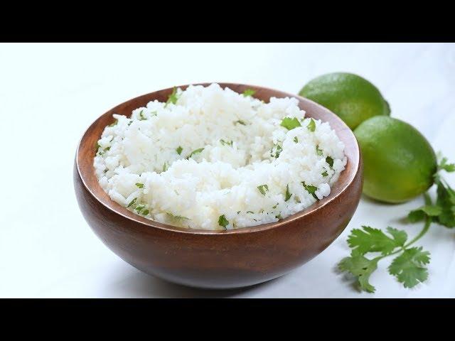 Coconut Rice with Cilantro and Lime