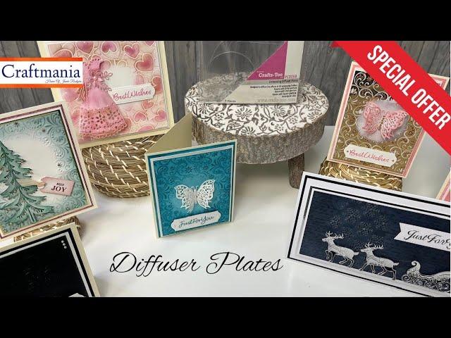 Embossing Technique Special Offer - Crafts Too Diffuser Plates With Jamie Rodgers