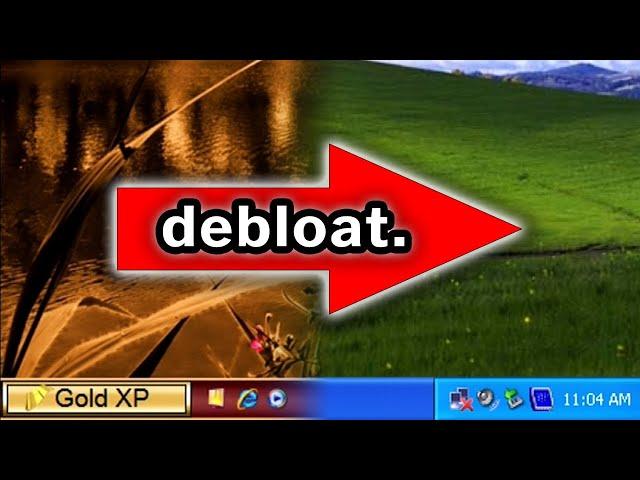 Debloating a Windows Bootleg into a Clean Install of XP - Is It Possible?