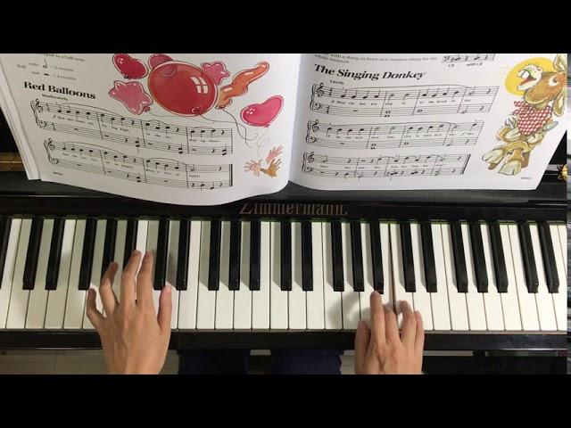 Red Balloons (P.38) - Bastien Piano for the Young Beginner Primer B