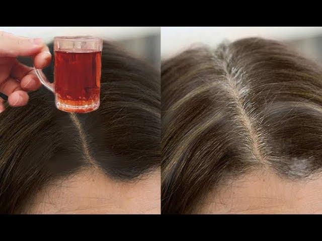 Get JET BLACK HAIR Permanently INSTANTLY, Turn White HAIR to Black NATURALLY at HOME