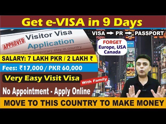 No Embassy Appointment | E-Visa in 9 Days | Get Job With Salary 7 Lakh | Canadian Dream | Hindi/Urdu